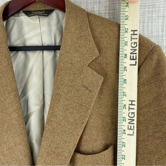 Paul Stuart Mens Size 43L blazer 3117 - Picture 9 of 10